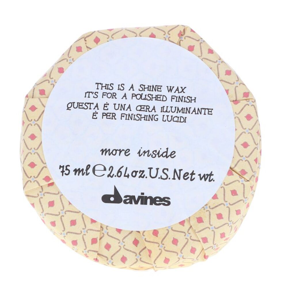 Davines More Inside This Is A Shine Wax 2.64 oz